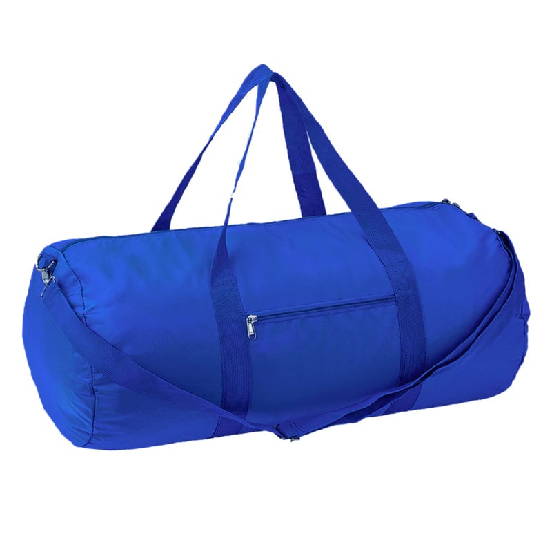 Vorspack Duffel Bag 28 Inches Foldable Lightweight Gym Bag with Inner Pocket for Travel Sports - Blue - Image 1